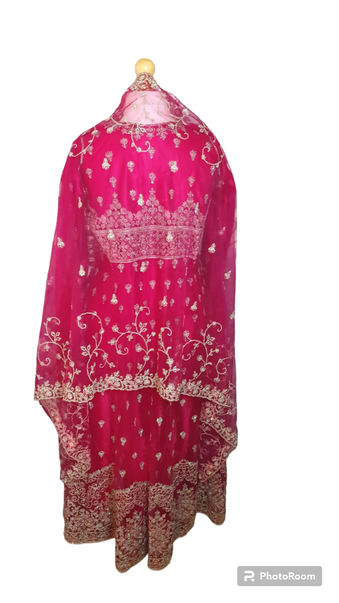 Magenta Luxury Gown Wedding dresess